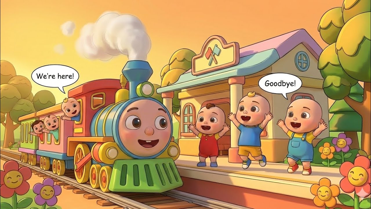 The Wheels on the Train | Kids Songs | 3D Animation Nursery Rhymes