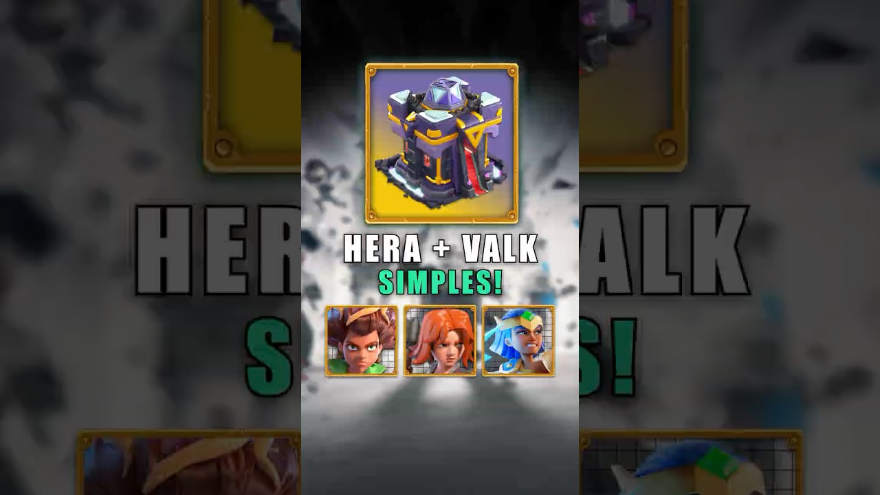 Ataque mais FORTE de CV15! HERA + VALKÍRIA