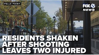 Fells Point residents shaken after shooting injures two in popular entertainment district