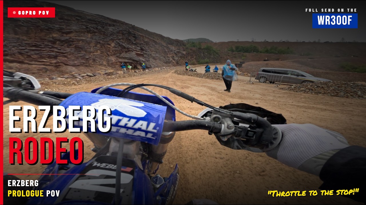 Yamaha 4 Stroke Sending It at the Erzberg Prologue