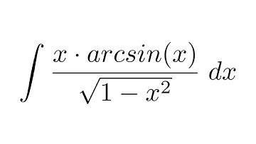 Integral of x*arcsin(x)/sqrt(1-x^2) (by parts)