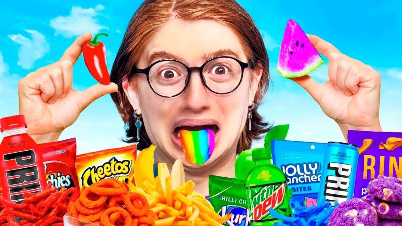 ΤΡΩΜΕ ΦΑΓΗΤΑ ΜΟΝΟ ΜΕ ΕΝΑ ΧΡΩΜΑ ΓΙΑ 24 ΩΡΕΣ