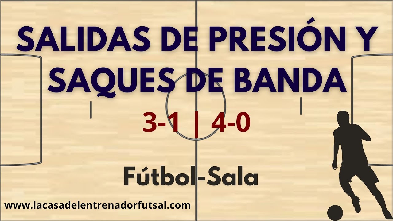 Salidas de Presión y Bandas en Fútbol Sala | Sistema 3-1 y 4-0