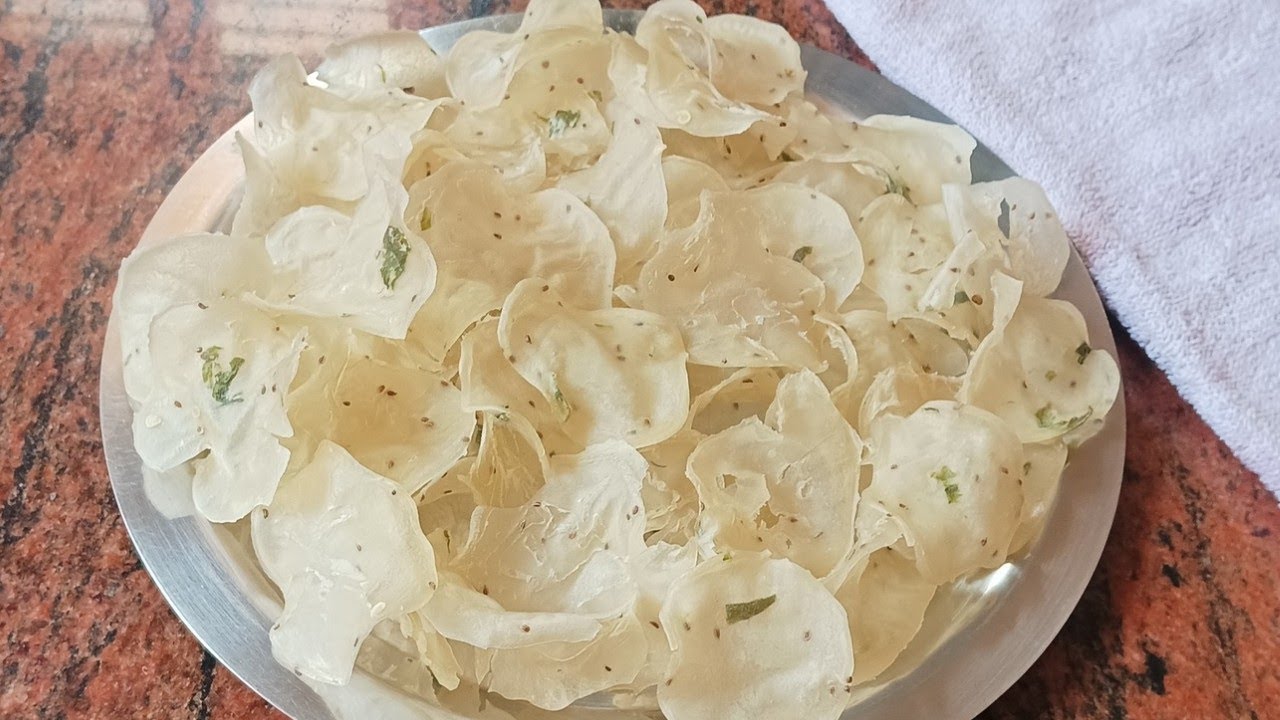 ఇంట్లో ఫ్యాన్ కింద త్వరగా ఆరిపోయే వడియాలు👉ఎండతో పనిలేకుండా పక్కా కొలతలతో! | Papad Recipe In Telugu |