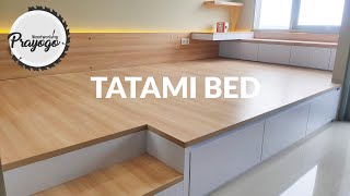 BUAT TATAMI BED / TEMPAT TIDUR ATAU DIPAN JEPANG