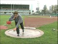 Track and field athletics coaching the throws