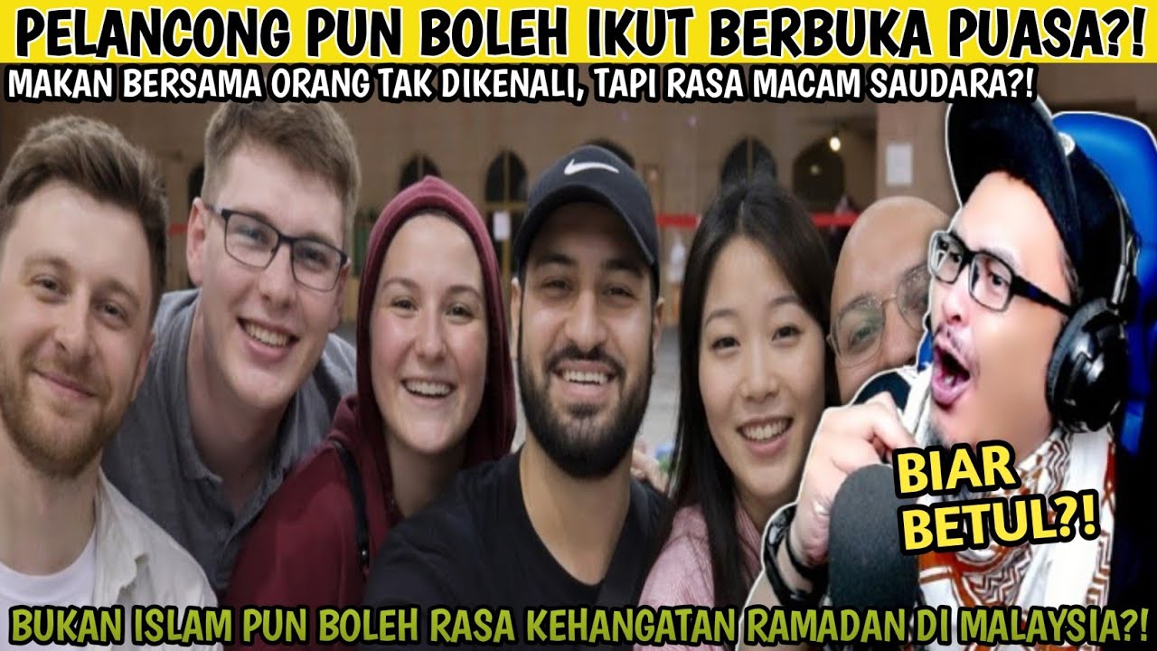 CULTURE SHOCK BETUL‼️ PELANCONG TERKEJUT BILA IKUT BERBUKA PUASA DI MALAYSIA 😱 | Wak Lonjong