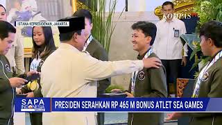 Prabowo Hands Out Rp465 Billion in Bonuses to Athletes Winning Medals at the 2025 SEA Games
