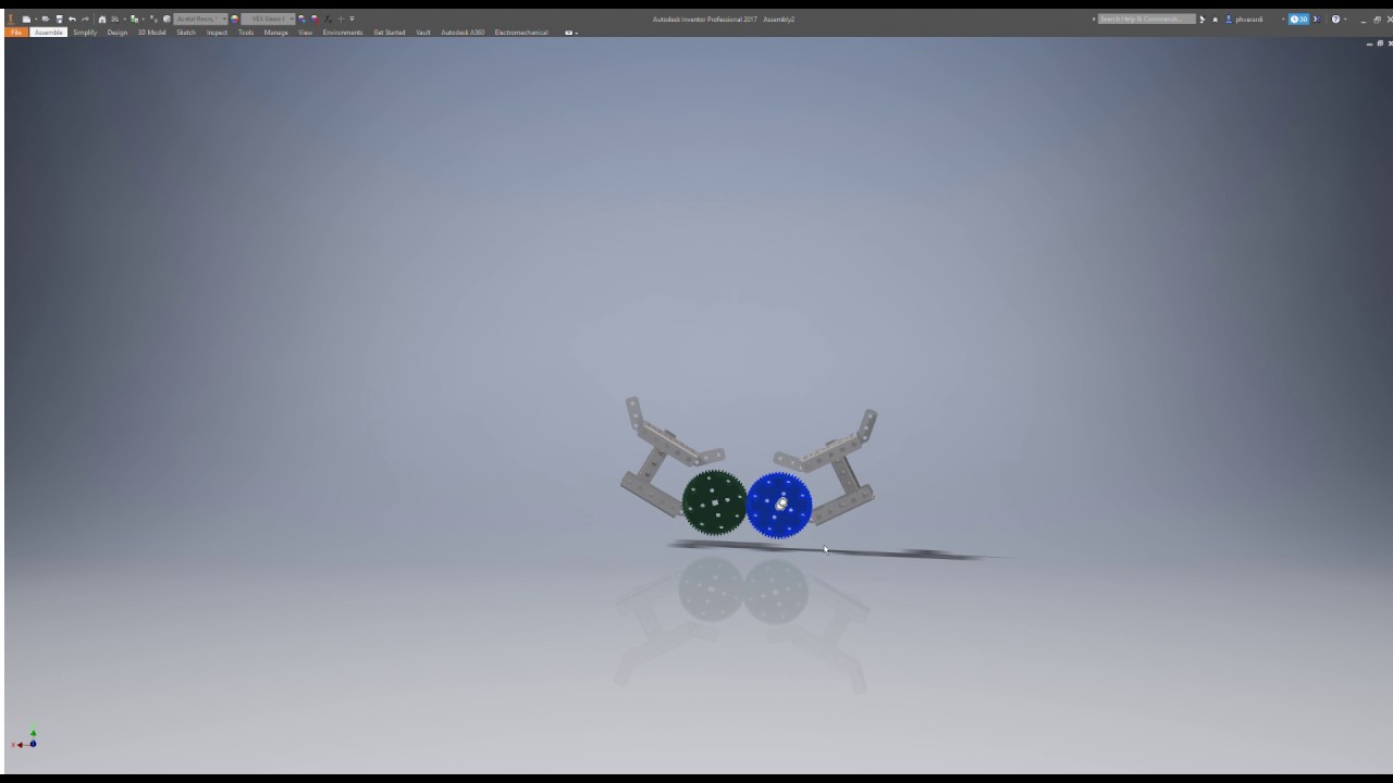 Vex In the zone Intake Model - YouTube
