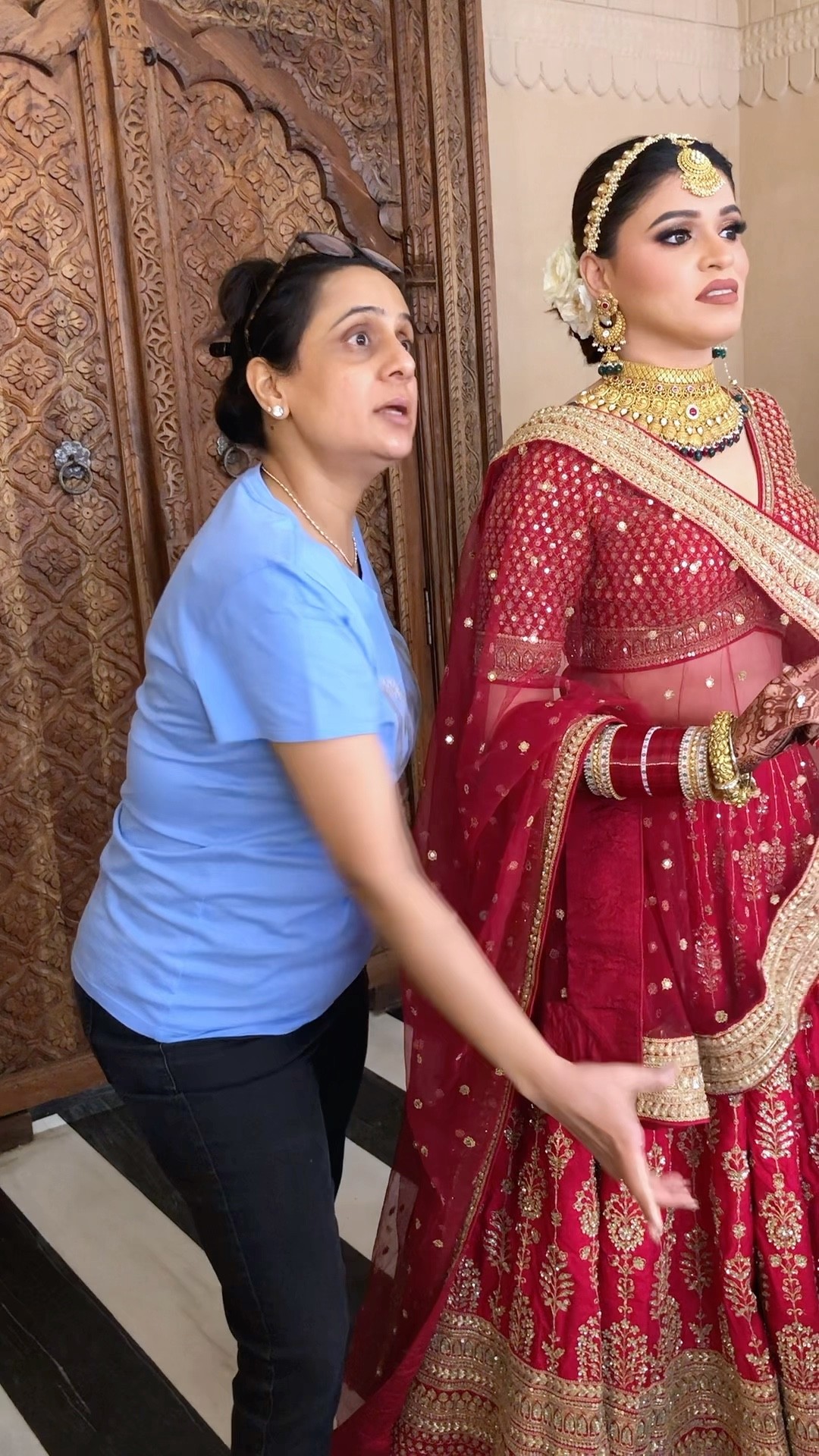 My stunner in making ❤️ #parulgargmakeup