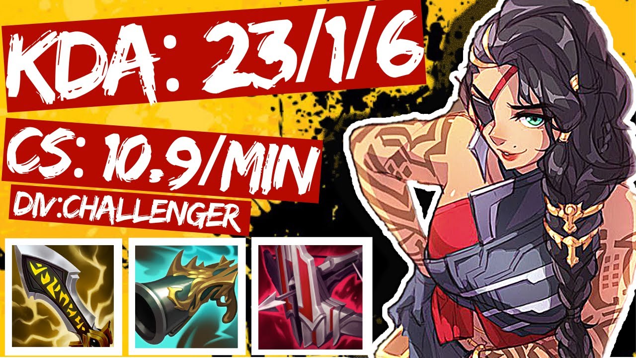 SAMIRA ADC s11 (KDA: 23/1/6): FULL GAME CHALLENGER REPLAY