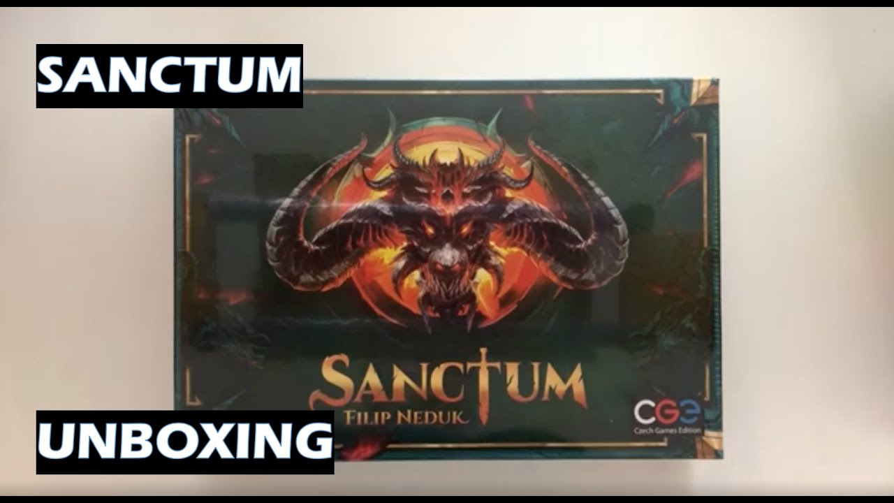Sanctum board game unboxing