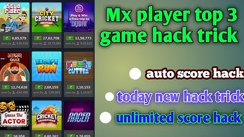 Mx player game all game hack trick today mx player game se paise kaise kamaye MX Player new game