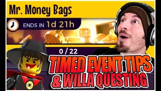 Timed Event Tips & Willa Questing. (Lego Legacy: Heroes Unboxed)