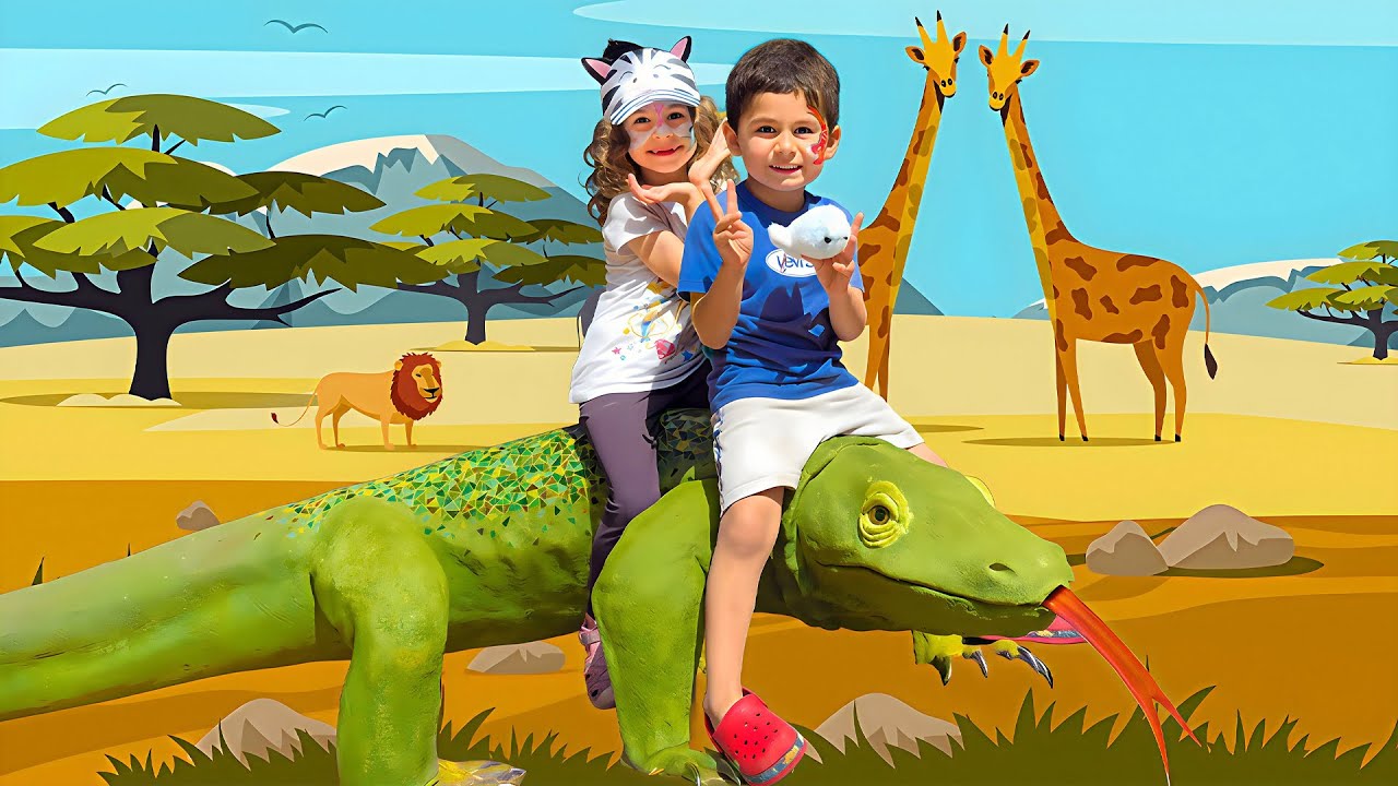 Neva & Nali’s Fun Day at Woodland Zoo 🐒🦒 | Family Adventure for Kids