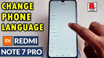 How to Change Default Language in Xiaomi Redmi Note 7 Pro
