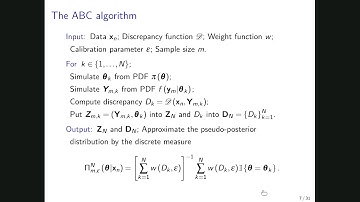 One World ABC Seminar -- Approximate Bayesian computation via the energy statistic