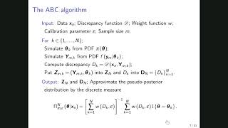 One World ABC Seminar -- Approximate Bayesian computation via the energy statistic