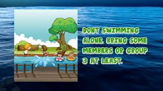 Awareness of water safety during recreation at river