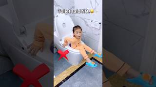 Too Small For The Toilet…Every Parent Knows This 😂✅ #pottytraining