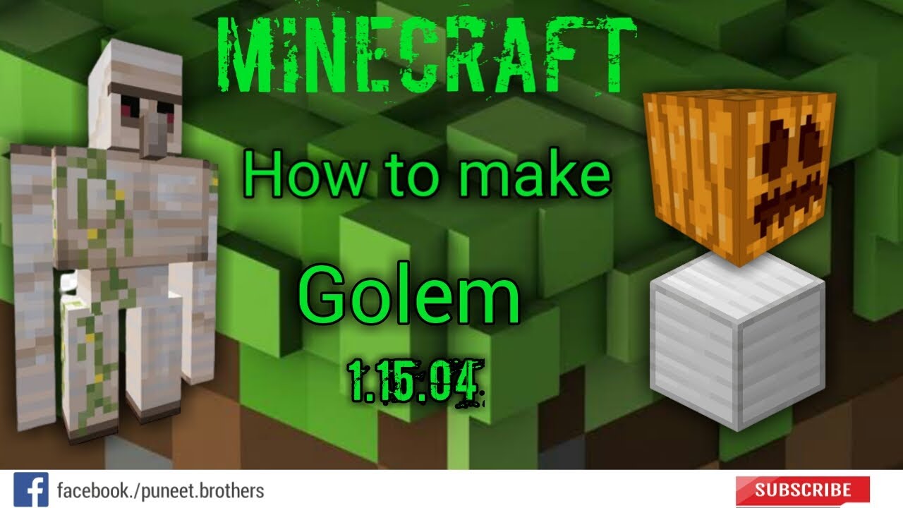 How are to make iron golem in Minecraft | in hindi easy way make iron