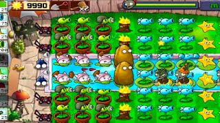 SURVIVAL || Plants Vs Zombies POOL 5 flags completed