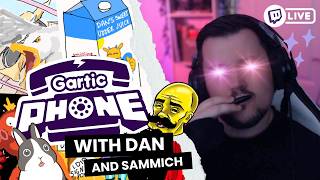 📞 Gartic Phone | Custom Game Modes with Dan & Sammich! (Full Stream - 12/06/2026)