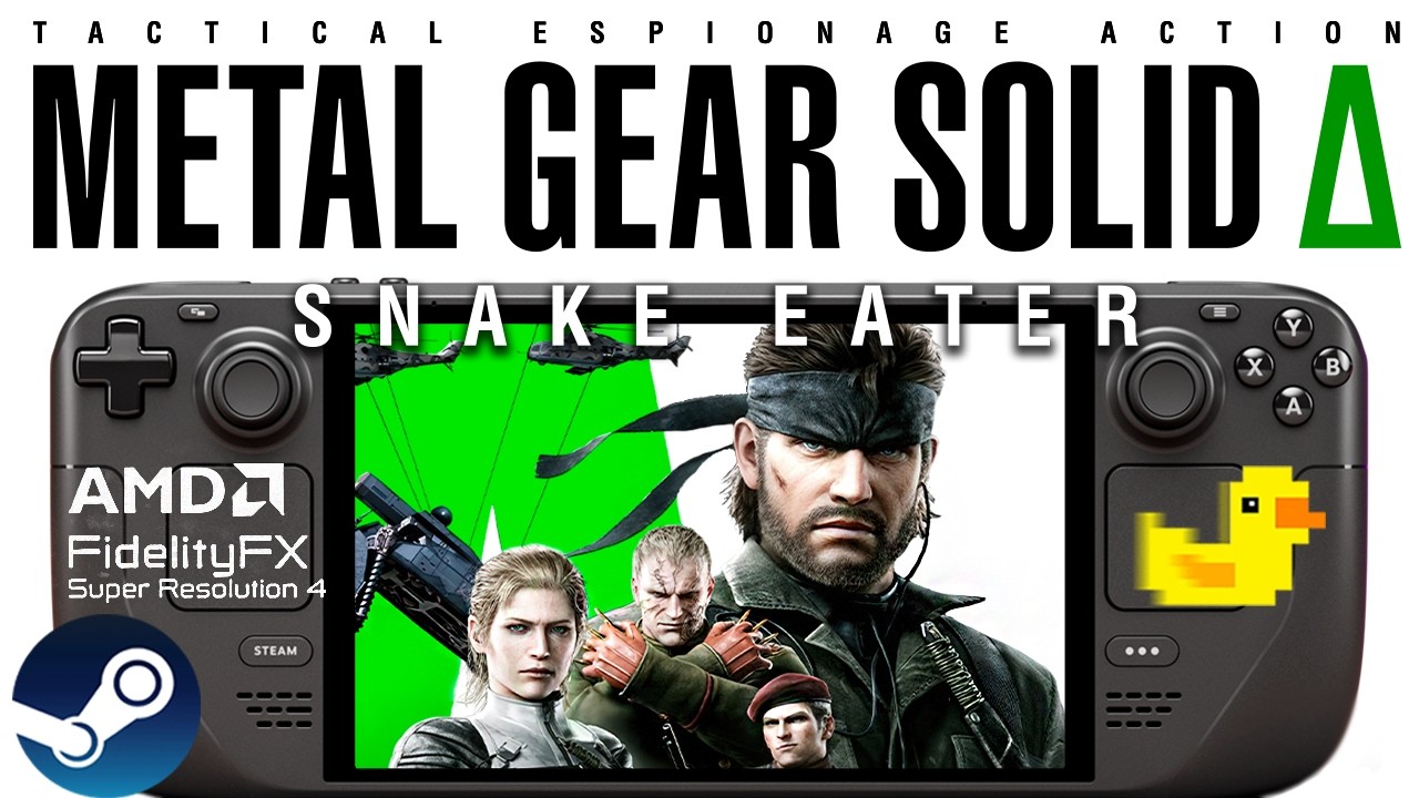 Metal Gear Solid Delta Steam Deck: FSR4 + Lossless Scaling + Eclipse Mod Performance Tested