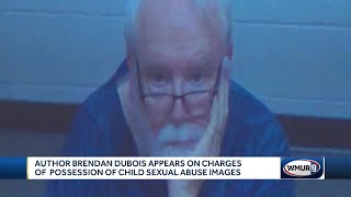 Author Brendan DuBois appears on charges of possession of child sexual abuse images