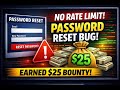 No Rate Limit on Password Reset — Earned $25 Bug Bounty