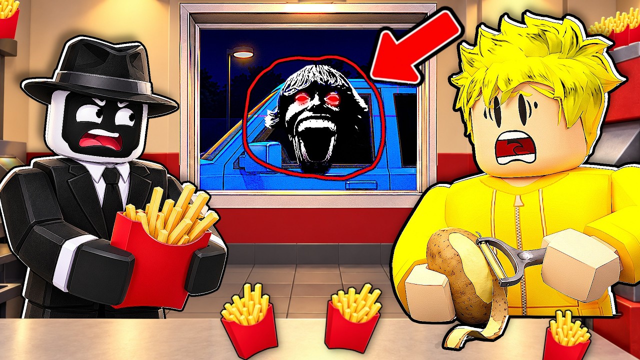 NUNCA dê BATATA FRITA para ANOMALIAS no ROBLOX