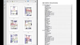 GMC Sierra 1500 2018-2023 - Electrical Wiring Diagrams - Schematics