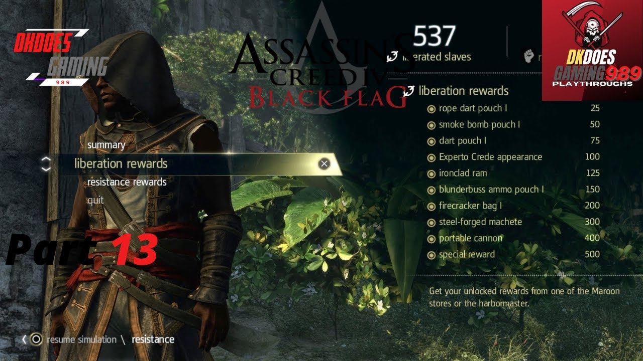 DK Plays Assassin's Creed IV Black Flag Freedom Cry Part 13 All 500