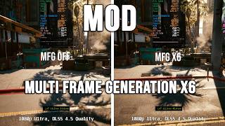 Multi Frame Generation (MFG) X6 MOD - Latency (Input Lag) Test