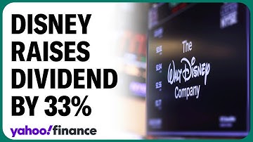 Disney raises dividend by 33%