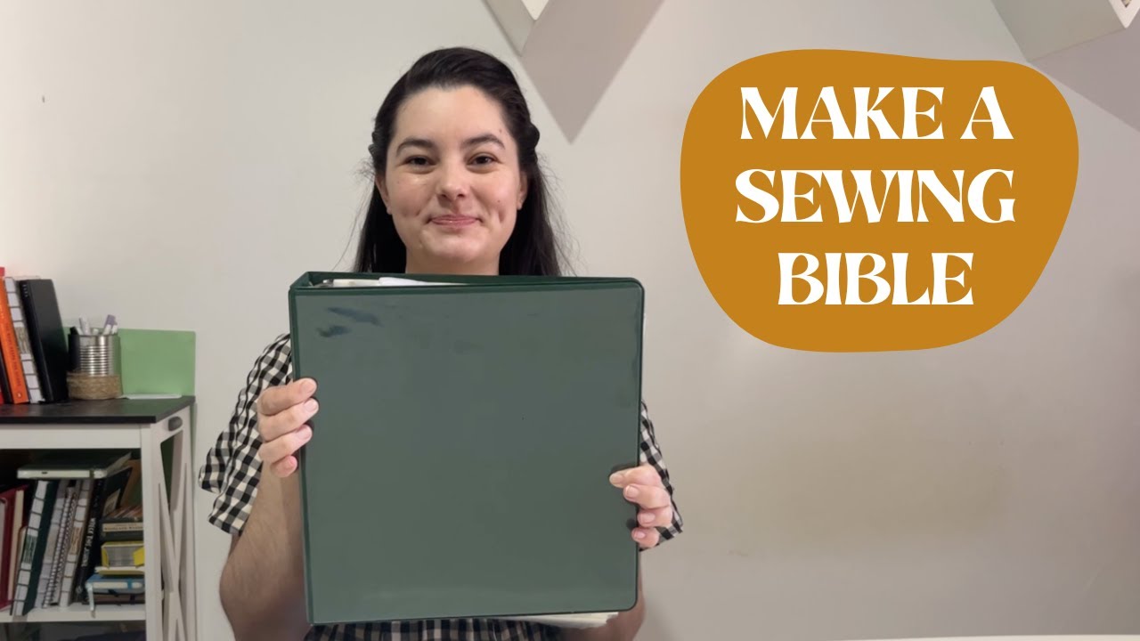 How to Make a Sewing Bible - YouTube