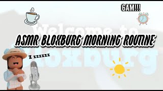 ASMR I My 6AM bloxburg morning routine!!! ☀️