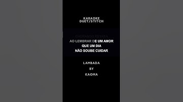 Thumbnail of Lambada by Kaoma #karaokewithlyrics #lyrics #sing #lambada #kaoma