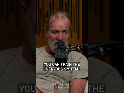 Train your nervous system like you train your muscles. 💪 @ultimatehumanpodcast #wimhof #coldplunge