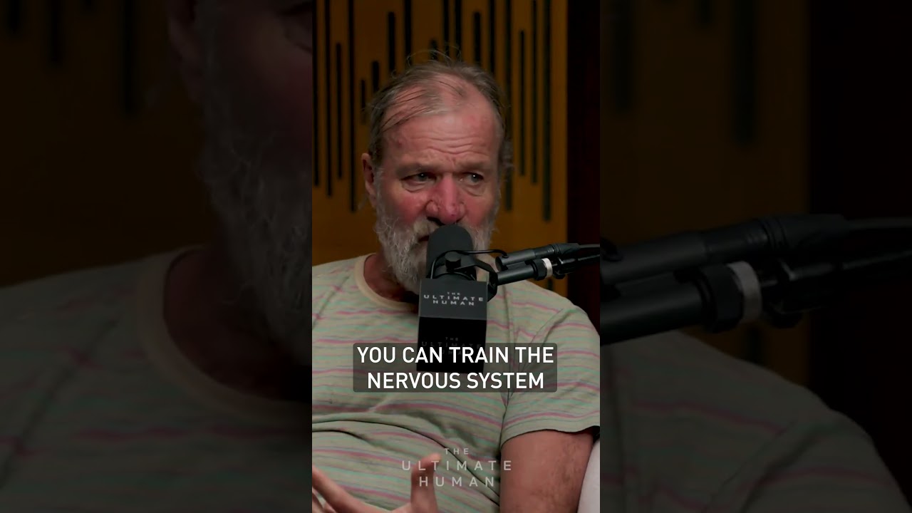 Train your nervous system like you train your muscles. 💪 @ultimatehumanpodcast #wimhof #coldplunge