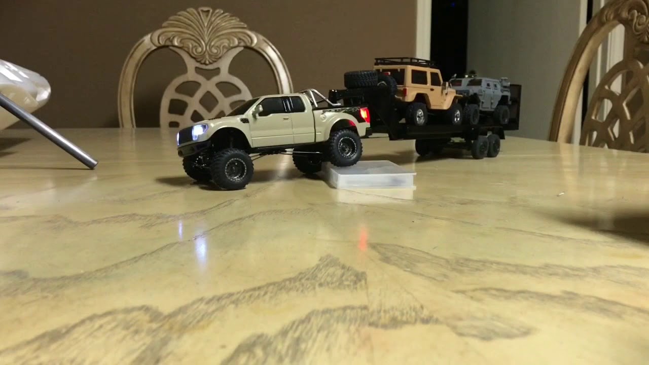 Orlandoo rc gooseneck trailer YouTube