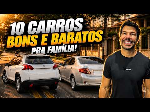 10 FAMILY CARS UNDER R$60K!🔥