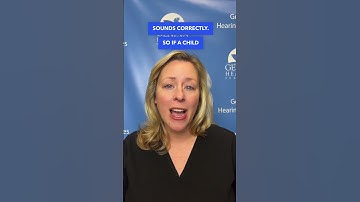 Hearing test for speech delay ￼