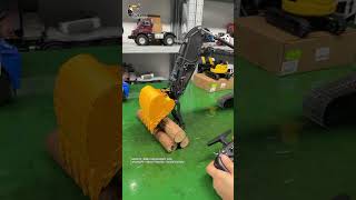 Sfrog 3 pumps 1/14 scale RC hydraulic excavator E400 Pro with 6CH valve delivers!#rc #excavator