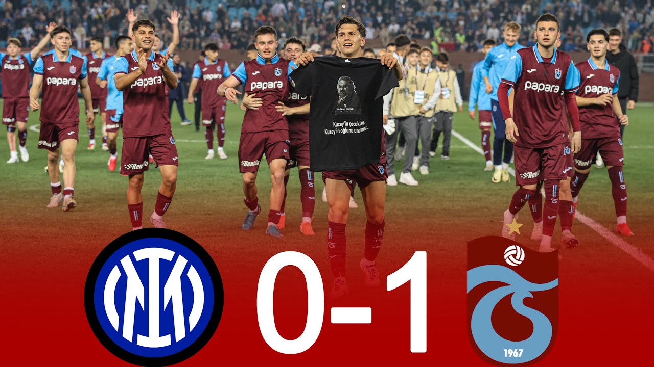 Inter Milan 0 x 1 Trabzonspor▫️Youth League 2024/25▫️Extended Goals & Highlights