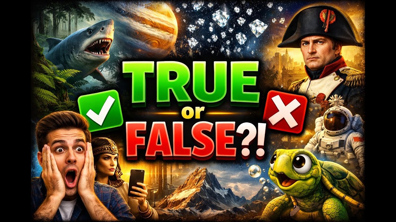 History & Science Myths Exposed 🔥  True or False Quiz