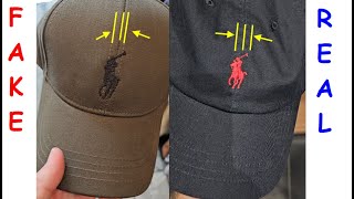 Ralph Lauren hat real vs fake review. How to spot fake Polo Ralph Lauren cap