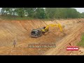 Land trucks, dump trucks  and excavator ..