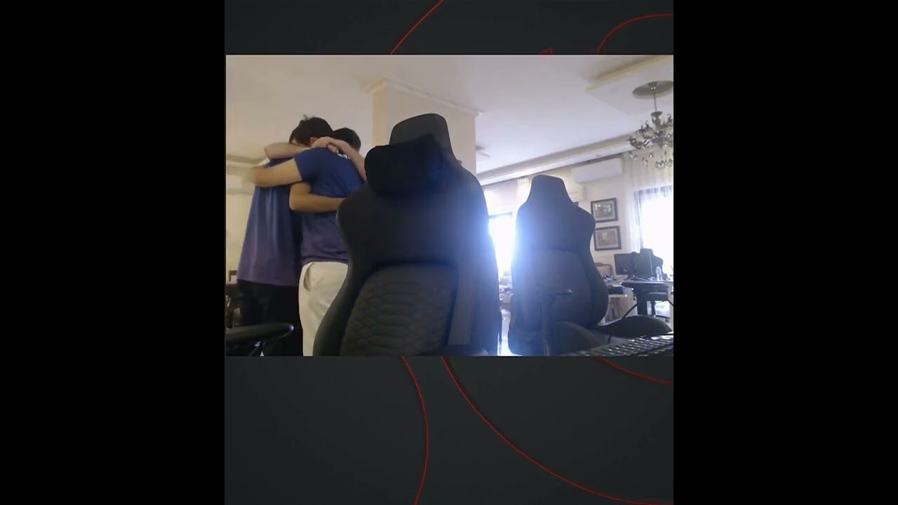 Team NIGMA hugs after not making it to TI