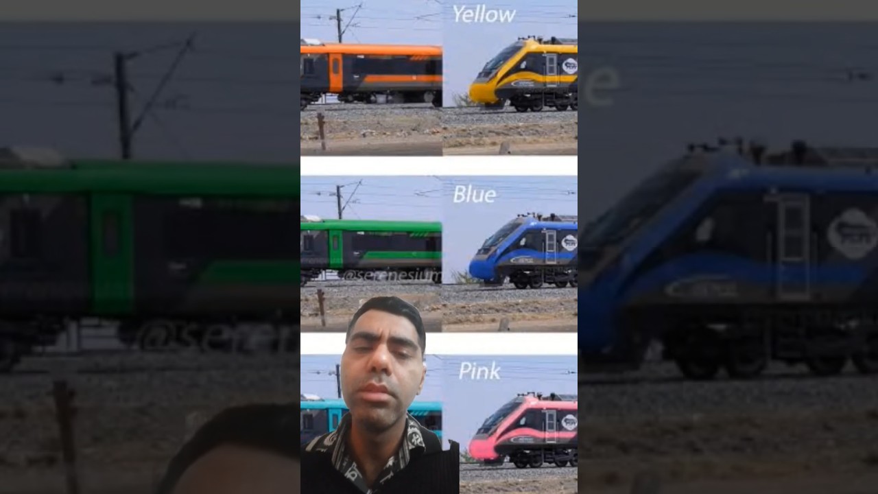 vande Bharat train Express different colour trains